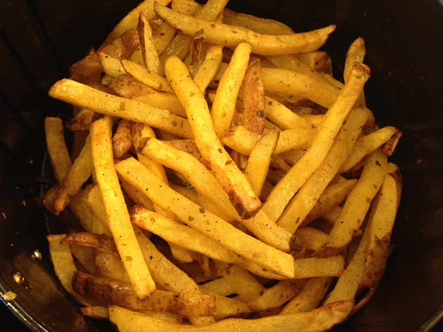 hand cut fries in air fryer