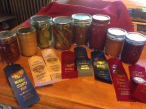 The quest for a blue ribbon! I got THREE blue ribbons!