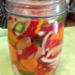 I learned how to make quick pickled vegetables