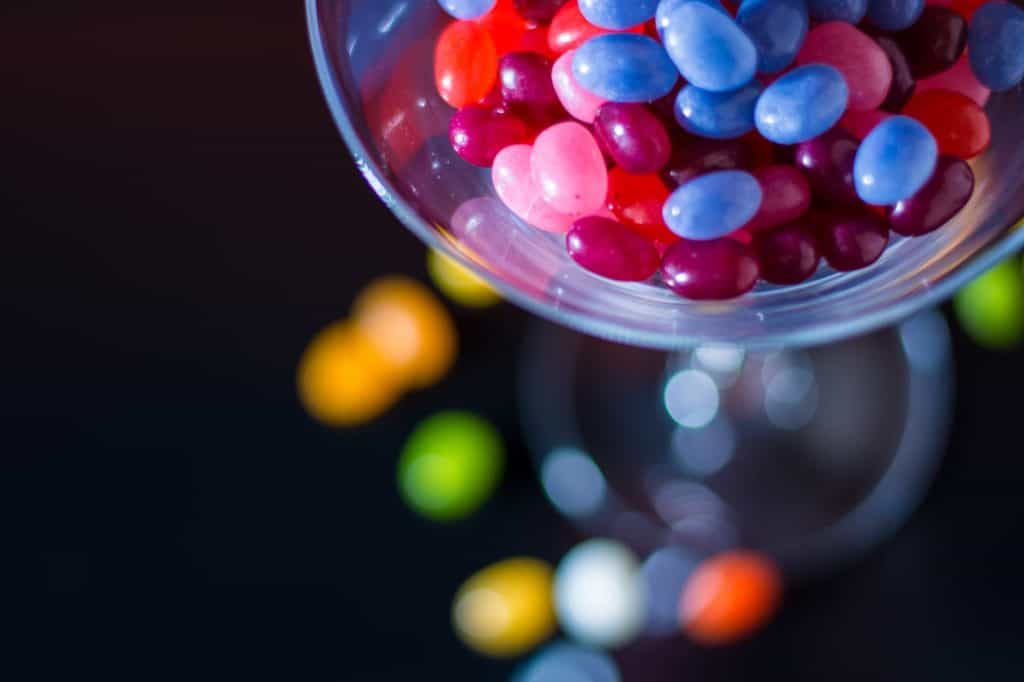 Jellybeans, sweets, sweets in a cup. Legacy of a Jellybean Giver: the Best Teacher