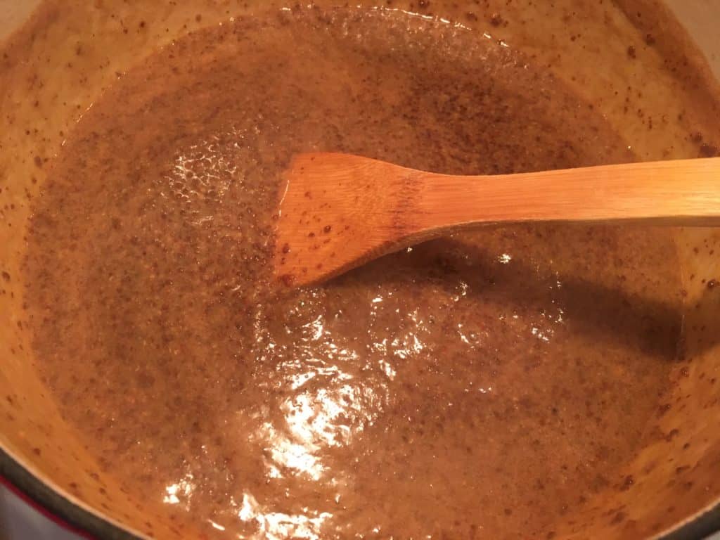 After some more ingredients are added to the mustard