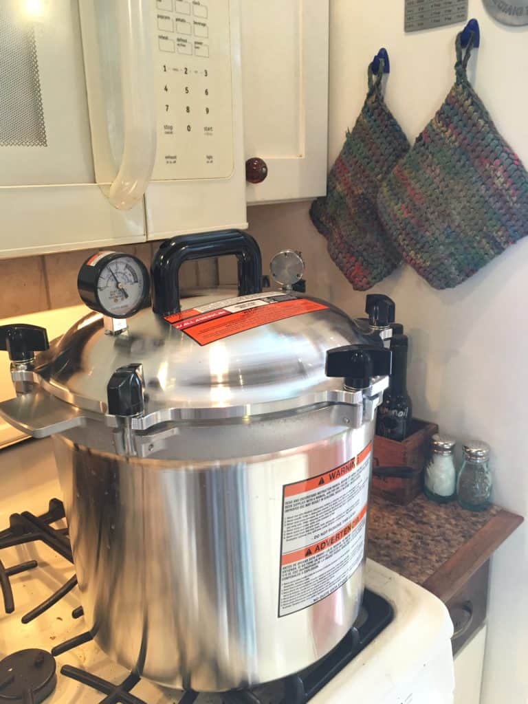Trying out my new All American pressure canner