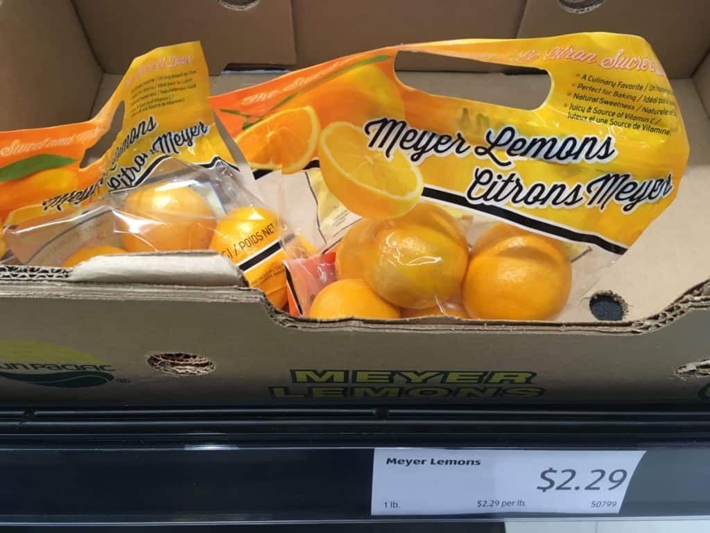 Meyer lemons at our new Aldi store!