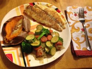 A sample of a delicious Valentine's Day dinner at home