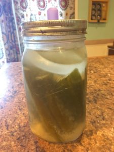 Fermented dill pickles