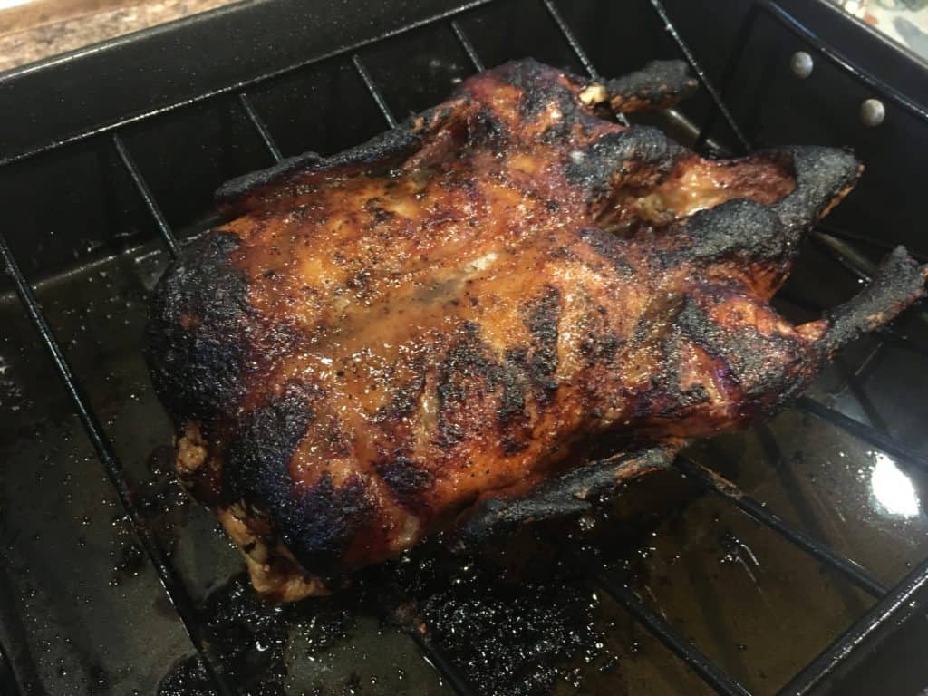 Roast Duck with Plum Ginger Sauce