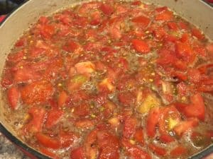 Tomato Jam - Before