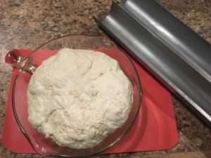 Bread dough in a bowl
