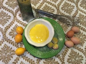 Photo of Lemon Curd with Ingredients and Tools