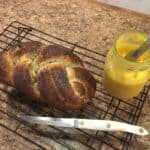 Braided Poppyseed Loaf with Lemon Curd