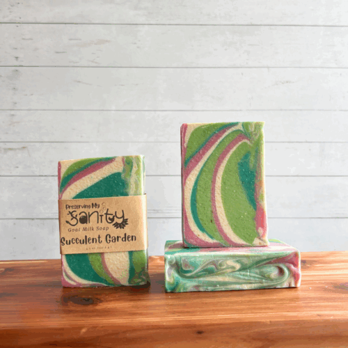 Succulent Garden Soap