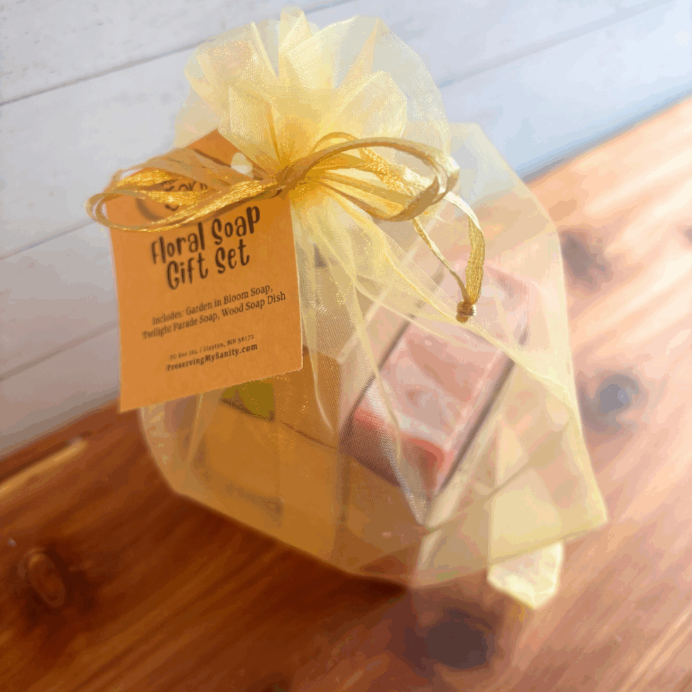 Floral Soap Gift Set