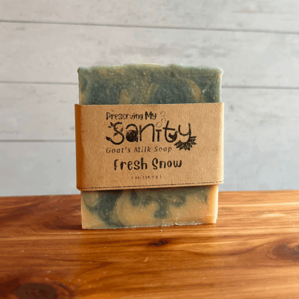 Holiday Scents Half-Size (2-Ounce) Soap Bars - Fresh Snow