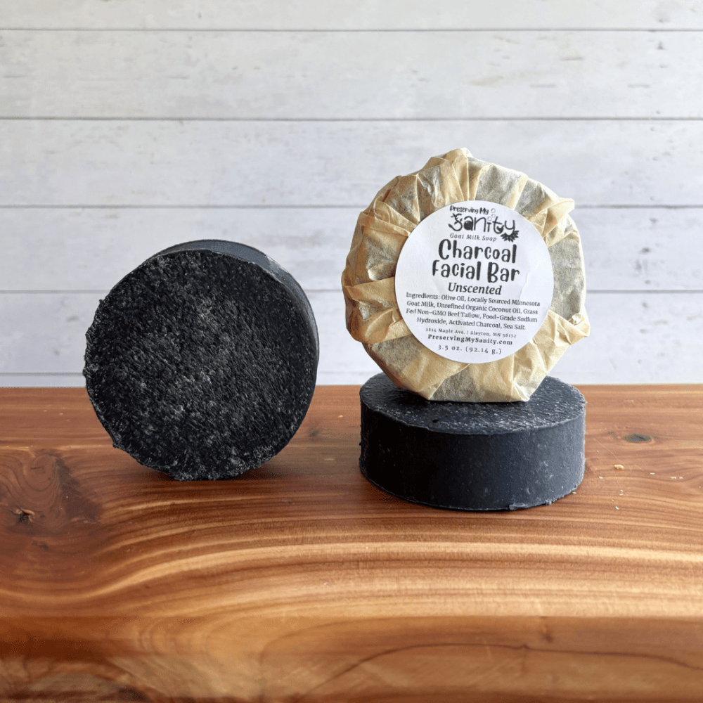 Unscented Charcoal Facial Soap