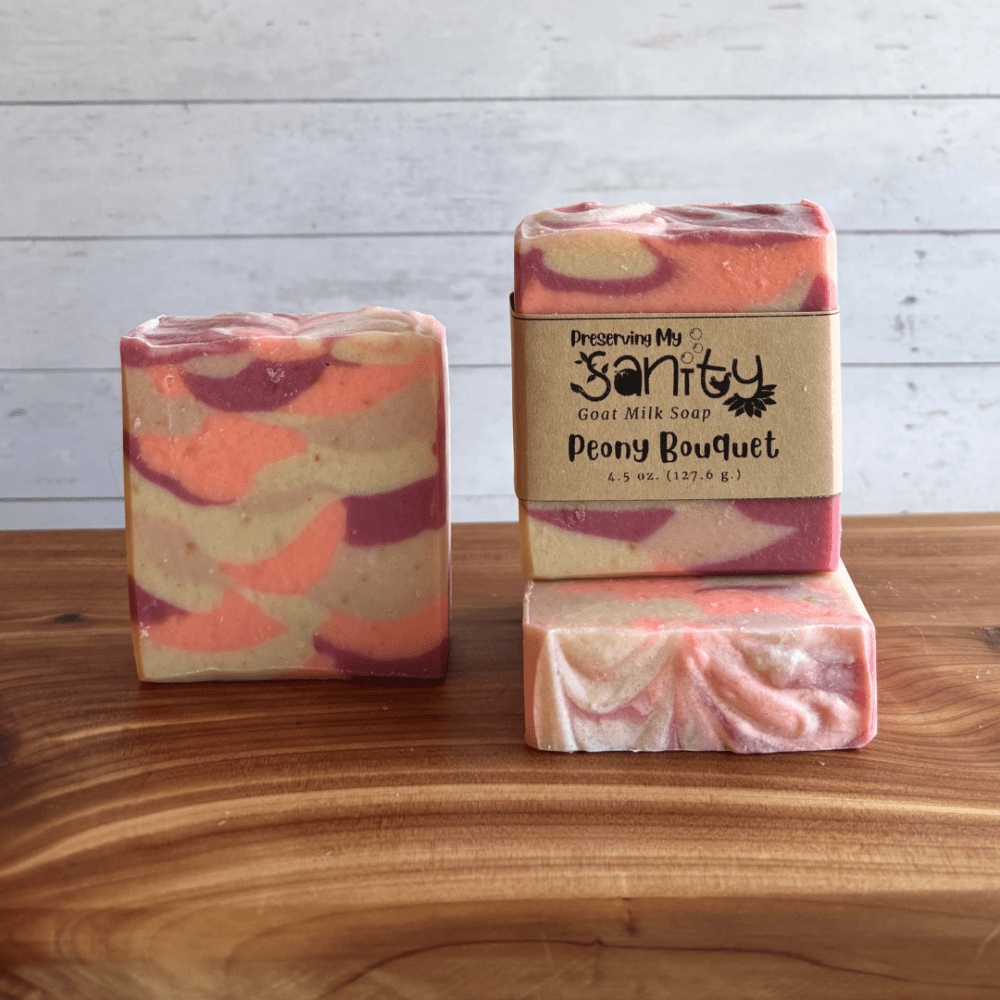 Peony Bouquet Soap
