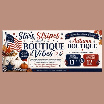 slayton autumn boutique flyer